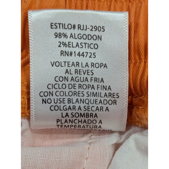 American Bazi Womens Orange Cargo Pants Joggers Streetwear Good Time Size Small - Picture 11 of 11